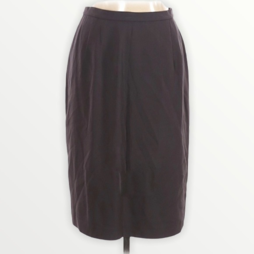 Vintage Sunny Choi‎ 12 grey preppy classic career dark academia pencil skirt